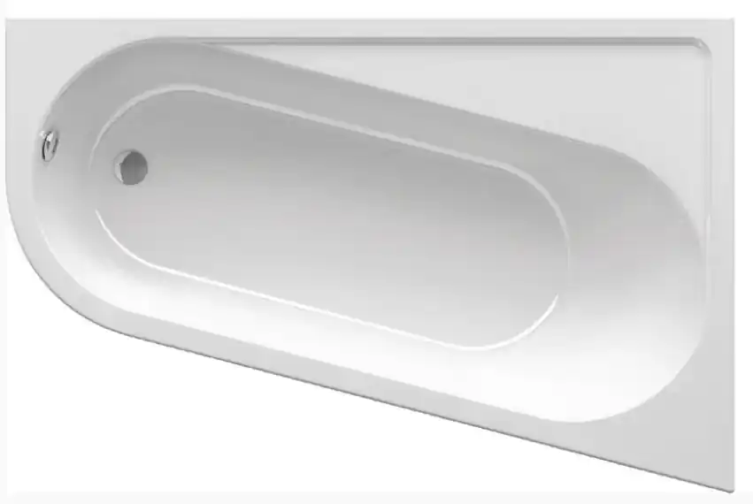 Ravak CHROME 170x105 cm-es aszimmetrikus akril fürdőkád, jobbos CA41000000Ravak Olcsóbb
