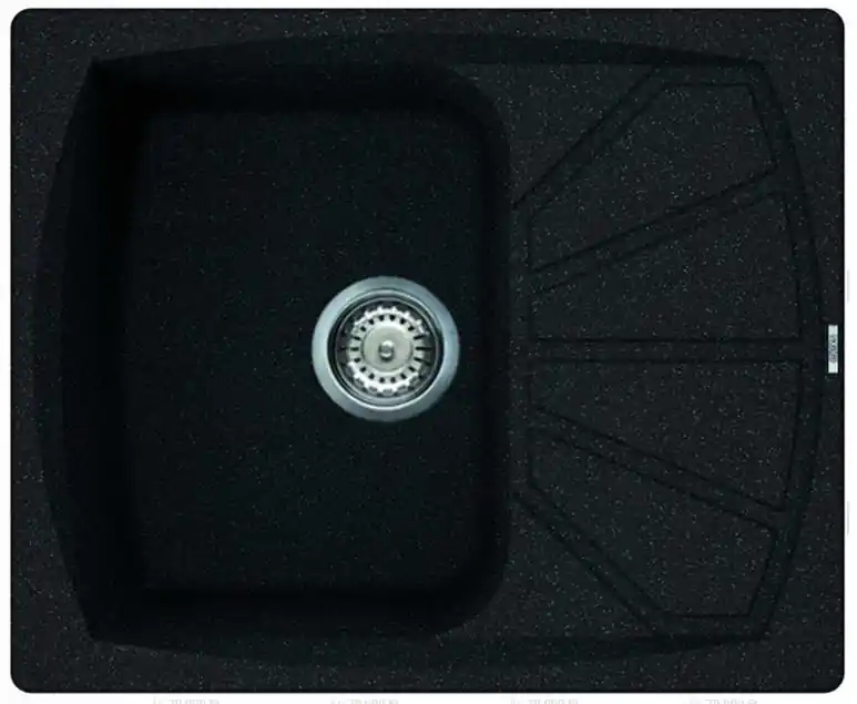 Azonnal elérhető Elleci Living 125 kompozit mosogatótálca G54 Nero LGL12554Elleci