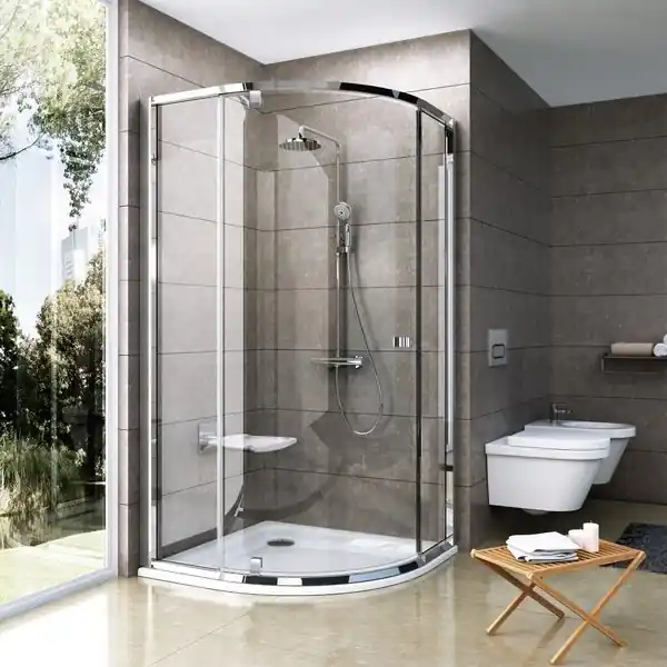 Ravak Pivot PSKK3 90x90 cm negyedköríves zuhanykabin, króm hat., átlátszó 37677C00Z1Ravak Azonnali szállítás