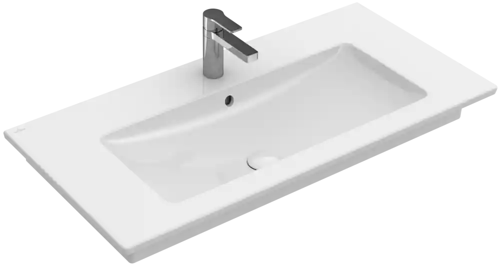 Kiárusítás Villeroy and Boch Venticello 80x50 cm beépíthető mosdó, 1 csaplyukkal CeramicPlus bevonattal 41048LR1Villeroy & Boch