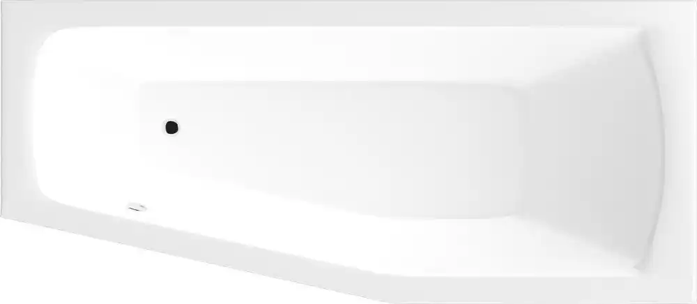 Sapho AQUALINE OPAVA kád, láb nélkül, jobbos, 160x70x39cm, akril A1671Aqualine Expressz kézbesítés