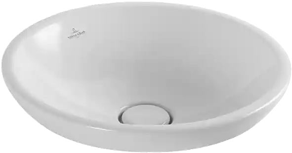 Biztonságos fizetés Villeroy and Boch Loop & Friends 43 cm ráültethető mosdó, túlfolyóval CeramicPlus felülettel 514400R1Villeroy & Boch