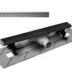 Radaway SLIM 75 cm-es rozsdamentes zuhanyfolyóka Rain ráccsal 5L075S + 5R75SRRadaway Azonnali szállítás