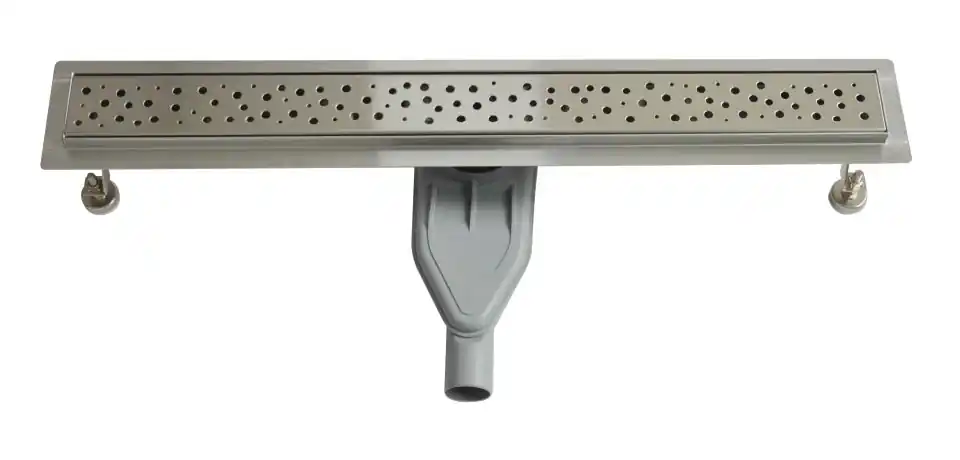 Biztonságos fizetés Wellis Dots W-Drain prémium rozsdamentes acél zuhanyfolyóka szett, 700 mm WE00086Wellis