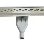 Ajánlat Wellis Wavy W-Drain prémium rozsdamentes acél zuhanyfolyóka szett, 600 mm WE00080Wellis