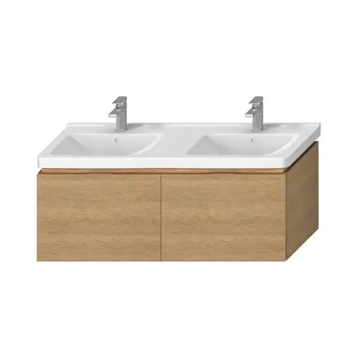 Alacsony ár Jika Cubito Pure alsószekrény a 130 cm-es mosdóhoz, tölgy H40J4274015191Jika