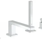 Kiárusítás Grohe Eurocube kádperembe süllyeszthető kádtöltő csaptelep 19897 001 (19897001)Grohe