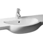 Jika Mio 105x47 cm mosdó csaplyukkal Jika Perla felülettel H8147171001041 (8.1471.7.100.104.1)Jika Outlet
