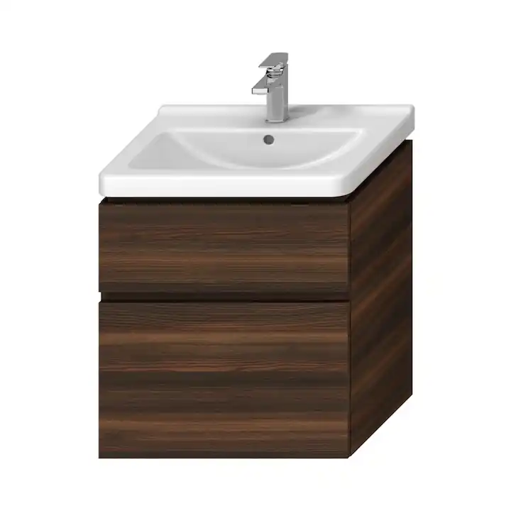 Jika Cubito Pure alsószekrény a 65 cm-es mosdóhoz 2 fiókkal, sötét fenyő H40J4244024611Jika Csak ma