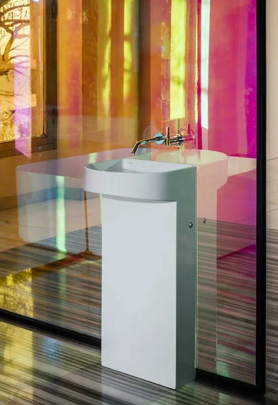 Laufen Sonar szabadon álló mosdó LCC felülettel, fehér H8113414001121Laufen Szuper akció