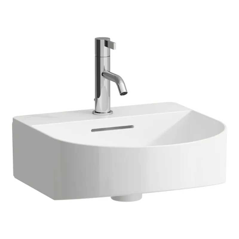 Bestseller Laufen Sonar 41x42 cm kézmosó csaplyuk nélkül LCC felülettel H8153414001091Laufen