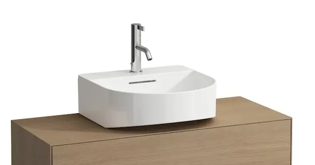 Laufen Sonar 41x42 cm kézmosó, csiszolt alj fehér H8163410001041Laufen Kedvezmény