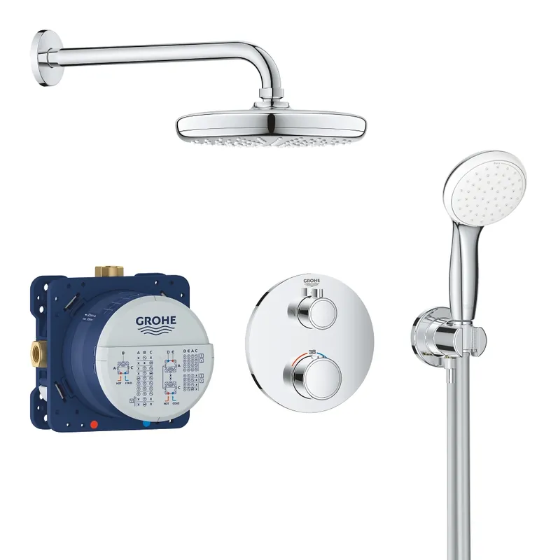 Grohe Grohtherm Tempesta 210 falsík alatti zuhanyszett 34727000Grohe Exkluzív ajánlat