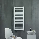 Utolsó esély Zehnder Virando 150x60 cm egyenes fürdőszobai radiátor, fehér AB-150-060Zehnder