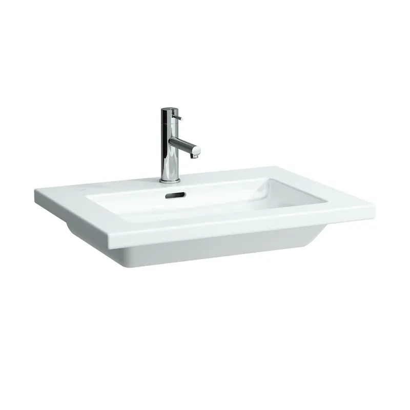 Szuper akció Laufen Living Square 65x48 cm mosdó mázazott alsó felülettel H8164320001041Laufen