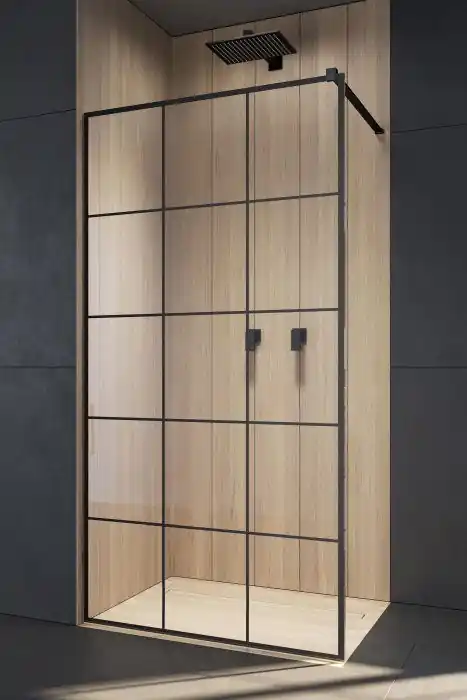 Szuper akció Radaway Modo New Black II Factory 110 zuhanyfal 389114-54-55Radaway