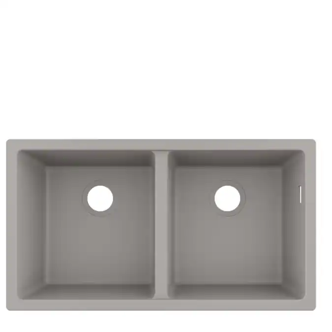 Hansgrohe S510-U770 munkalap alá rögzített mosogató 370/370, betonszürke 43434380Hansgrohe Akciós ár