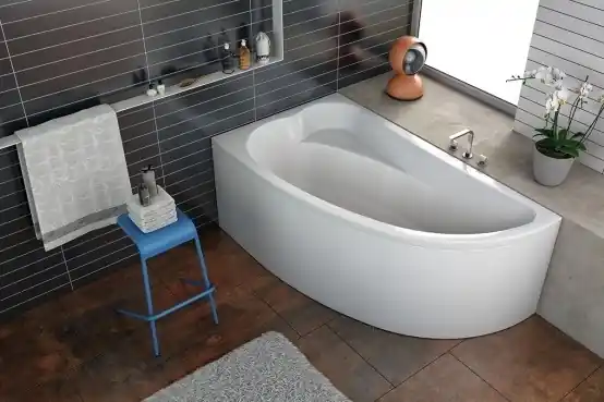 Nézd meg most Kolpa-San Calando-D 150x85/MO-1+MIKRO Előlapos aszimmetrikus sarokkád vízmasszázs rendszerrel mikrofúvókákkal 576810 jobbosKolpa-San