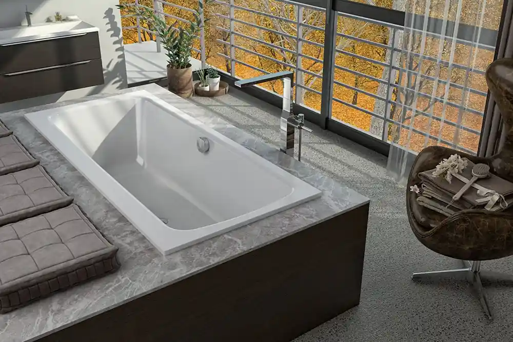 Kolpa-San Bell E2 190x90 Beépíthető süllyeszthető egyenes fürdőkád 596060Kolpa-San Kedvezményes ár