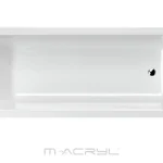 Nézd meg most M-Acryl Sandra 170x70 cm egyenes kád kádlábbal, fehér 12391M-Acryl
