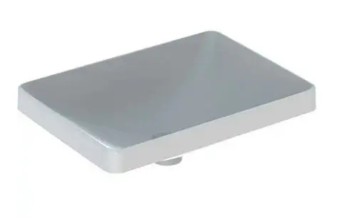 Kihagyhatatlan ajánlat Geberit VariForm 55x40 cm szögletes beépíthető mosdó túlfolyó nélkül 500.739.01.2Geberit