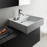 Árengedmény Laufen KARTELL BY LAUFEN 46x46 cm kézmosó H8153310001041 (8.1533.1.000.104.1)Laufen