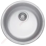 Ferro kerek egymedencés mosogató 43 cm szövetmintás DR43TS.HFerro Alacsony ár