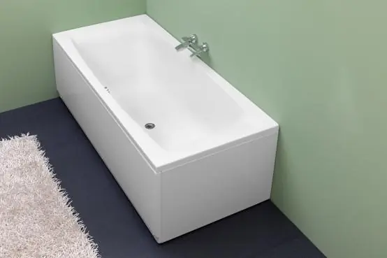 Csak ma Kolpa-San Aida 180x80/MO-2+VITAL+MIKRO Előlapos egyenes fürdőkád vitál masszázs rendszerrel mikrofúvókákkal 571720Kolpa-San