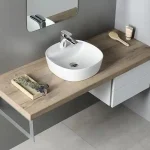 Outlet Sapho LUGANO pultra szerelhető mosdó, 41x41 cm AR491Sapho