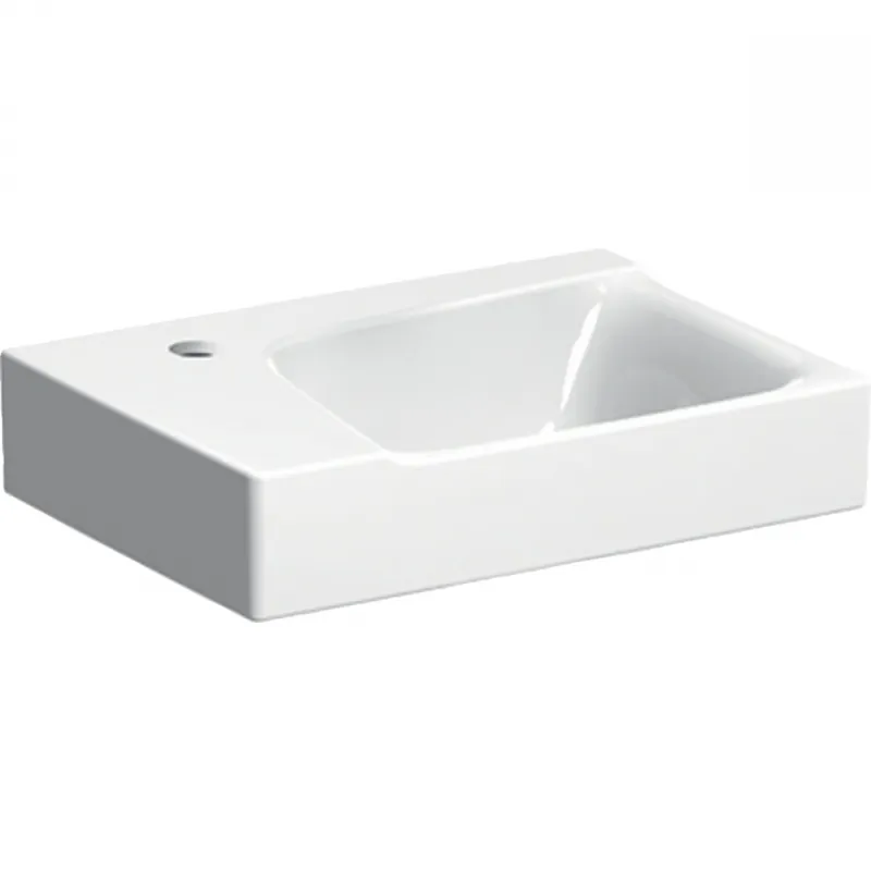 Csak ma Geberit Xeno 40x28 cm KeraTect balos kézmosó, fehér 500.528.01.1Geberit