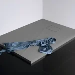 Prémium POLYSAN ACORA 120x80x3,5cm öntöttmárvány zuhanytálca, szürke AC024Polysan