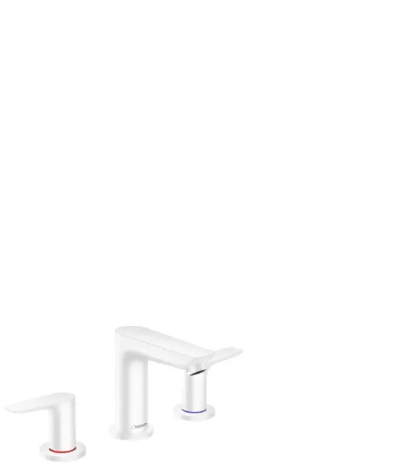 Hansgrohe Talis E 3-lyukú mosdócsaptelep automata lefolyó-garnitúrával matt fehér 71733700Hansgrohe Bestseller