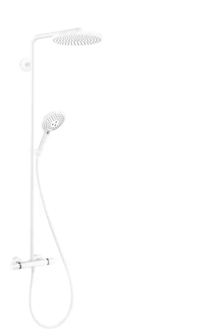 Hansgrohe Raindance Select S Showerpipe 240 1jet termosztátos zuhanyrendszer, matt fehér 27633700Hansgrohe Szuper akció