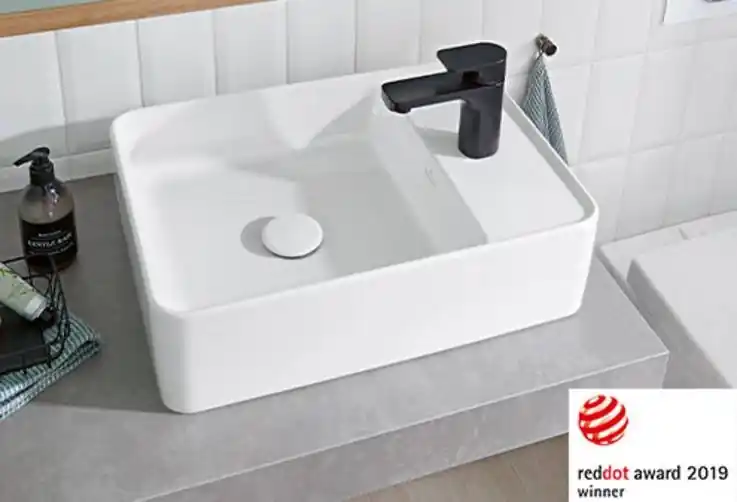 Gyors szállítás Villeroy & Boch Collaro 51x38 cm ráültethető mosdó CeramicPlus felülettel 4A1751R1 (4A17 51 R1)Villeroy & Boch