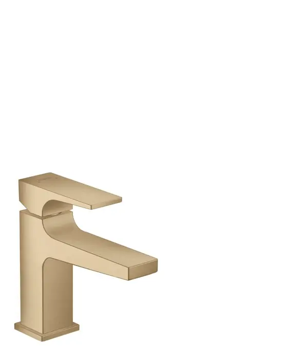 Utolsó esély Hansgrohe Metropol egykaros mosdócsaptelep 100 push-open lefolyóval, kézmosókhoz szálcsiszolt bronz 32500140Hansgrohe
