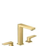 Árcsökkenés Hansgrohe 3-lyukú karos mosdócsaptelep 100 push-open lefolyóval, polírozott arany hatású 32515990Hansgrohe