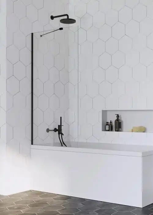 Radaway Idea Black PNJ 50 kádparaván, fekete 10001050-54-01Radaway Végkiárusítás