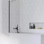 Vásárlói kedvenc Radaway Idea Black PNJ 70 kádparaván, fekete 10001070-54-01Radaway