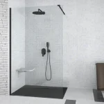 Besco Aveo Black 100 walk in zuhanyfal, 100 cmBesco Azonnal elérhető