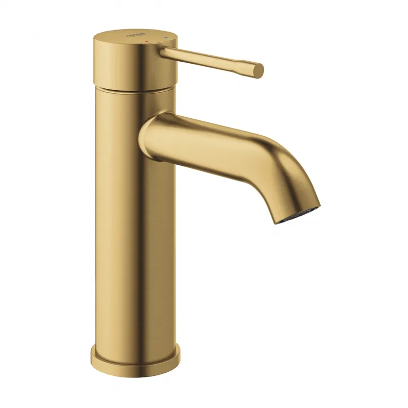 Alacsony ár Grohe Essence New egykaros mosdócsaptelep leeresztő nélkül, S méret, brushed cool sunrise 23590GN1Grohe