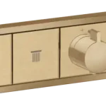 Csak ma Hansgrohe RainSelect Termosztát falsík alatti szereléshez, 2 fogyasztóhoz, szálcsiszolt bronz 15380140Hansgrohe