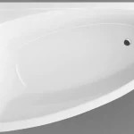 Végkiárusítás Wellis Matana160x100 cm-es aszimmetrikus sarokkád kádlábbal, balos AK00501Wellis