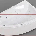 Wellis Matana 160x100 cm-es aszimmetrikus sarokkádhoz előlap, jobbos AK00475Wellis Végkiárusítás