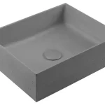 Sapho FORMIGO beton mosdó, 47,5x13x36,5cm, világos szürke FG019Sapho Biztonságos vásárlás