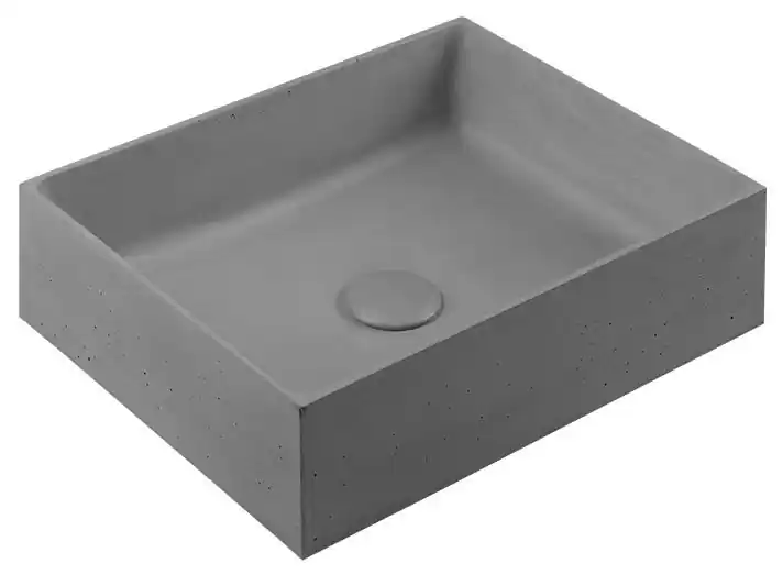 Sapho FORMIGO beton mosdó, 47,5x13x36,5cm, világos szürke FG019Sapho Biztonságos vásárlás