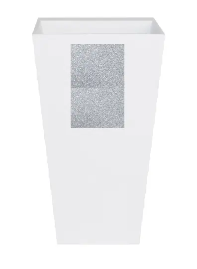 Besco Vera 40x50x85 cm szabadonálló mosdó, ezüst UMD-V-WOSBesco Expressz szállítás