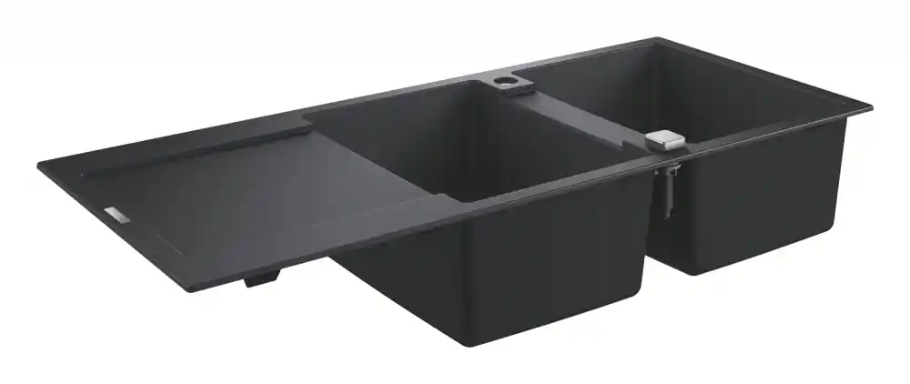Grohe K500 80-C 116/50 2.0 Composite mosogató, gránit fekete 31647AP0Grohe Expressz kézbesítés