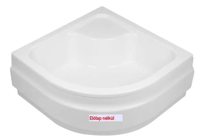 Deante Deep negyedköríves zuhanytálca 80x80 cm KTD 042BDeante Biztonságos fizetés