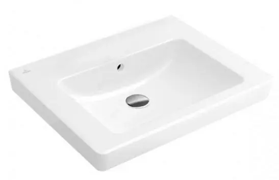 Gyors szállítás Villeroy & Boch Subway 2.0 60x47 cm bútorral aláépíthető mosdó csaplyuk nélkül 7113 F2 01 (7113F201)Villeroy & Boch
