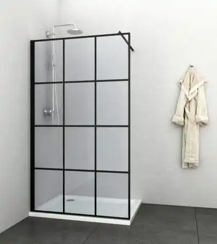 Sanotechnik ELITE BLACK 120 cm-es Zuhanyfal EN1206BSanotechnik Biztonságos vásárlás